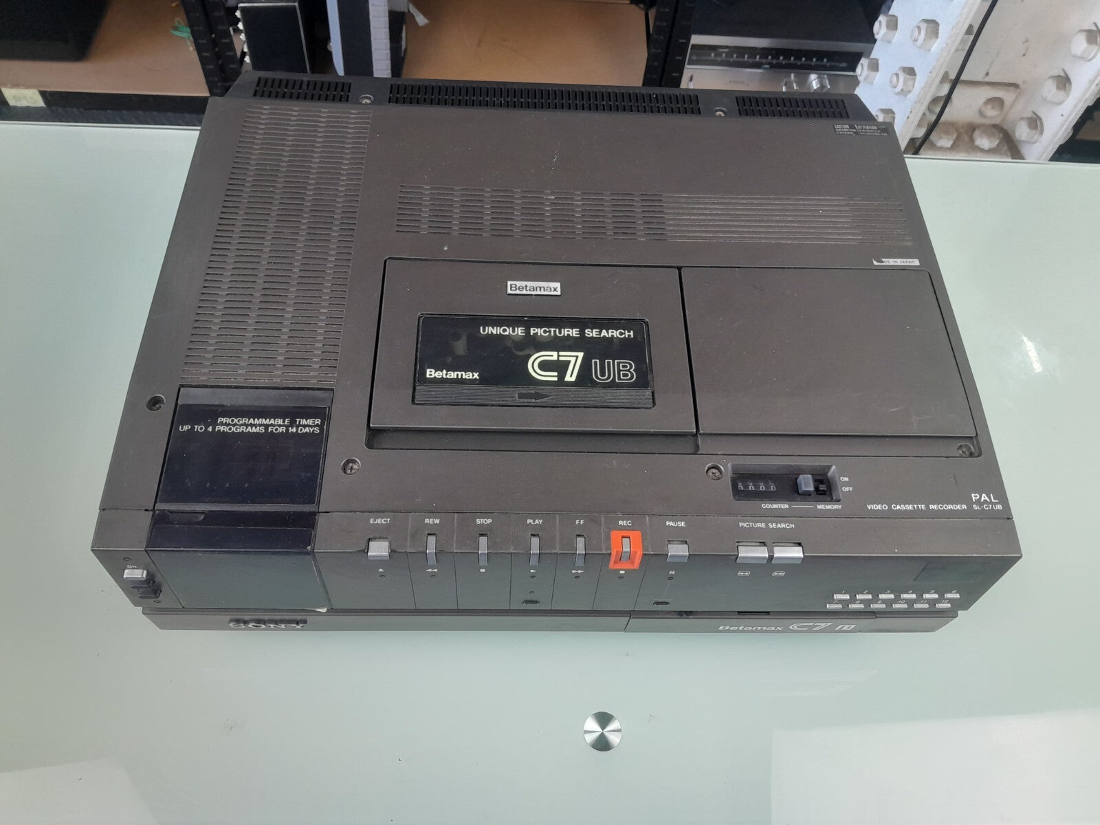 SONY SL C7 UB BETAMAX VIDEO CASSETTE RECORDER #002