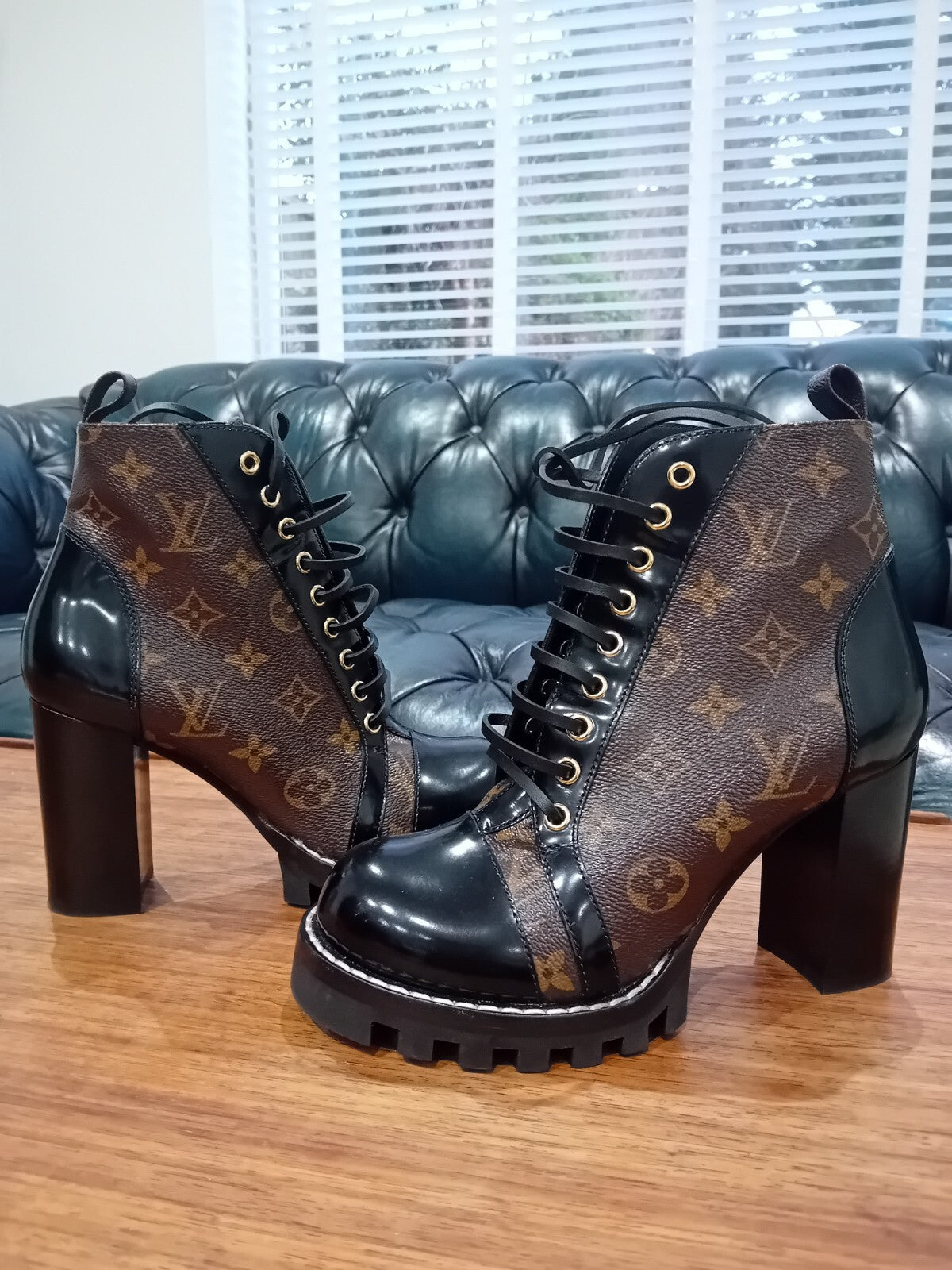 Louis Vuitton Star Trail Ankle Boots LV HIGH HEELS