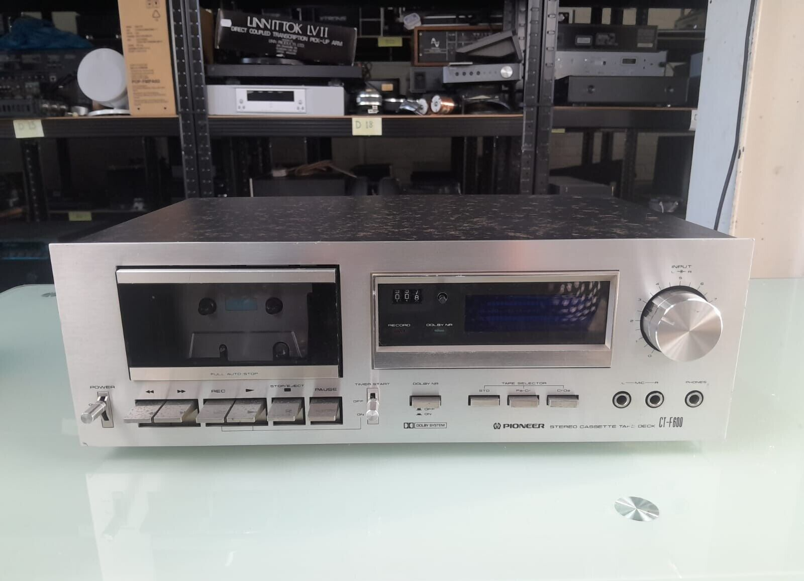 PIONEER CT F600 STEREO CASSETTE TAPE DECK #003