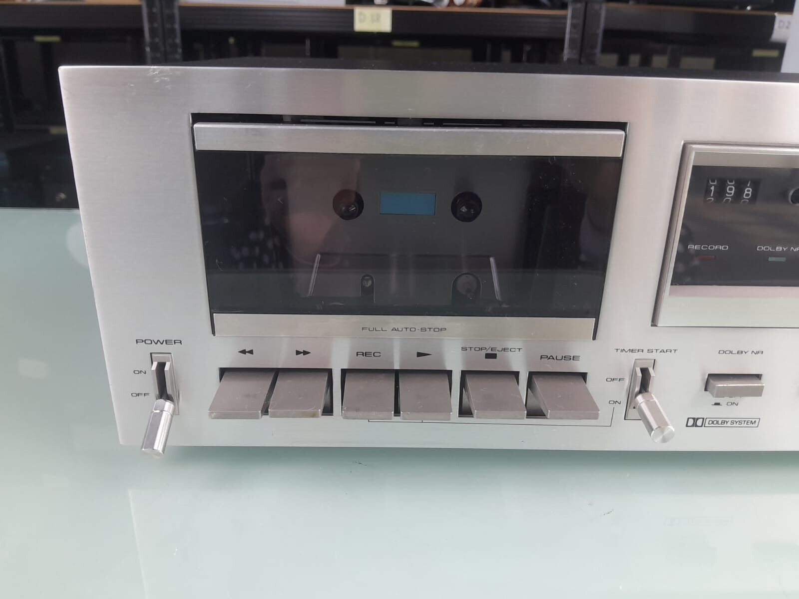 SERVICED PIONEER CT F600 STEREO CASSETTE TAPE DECK #002