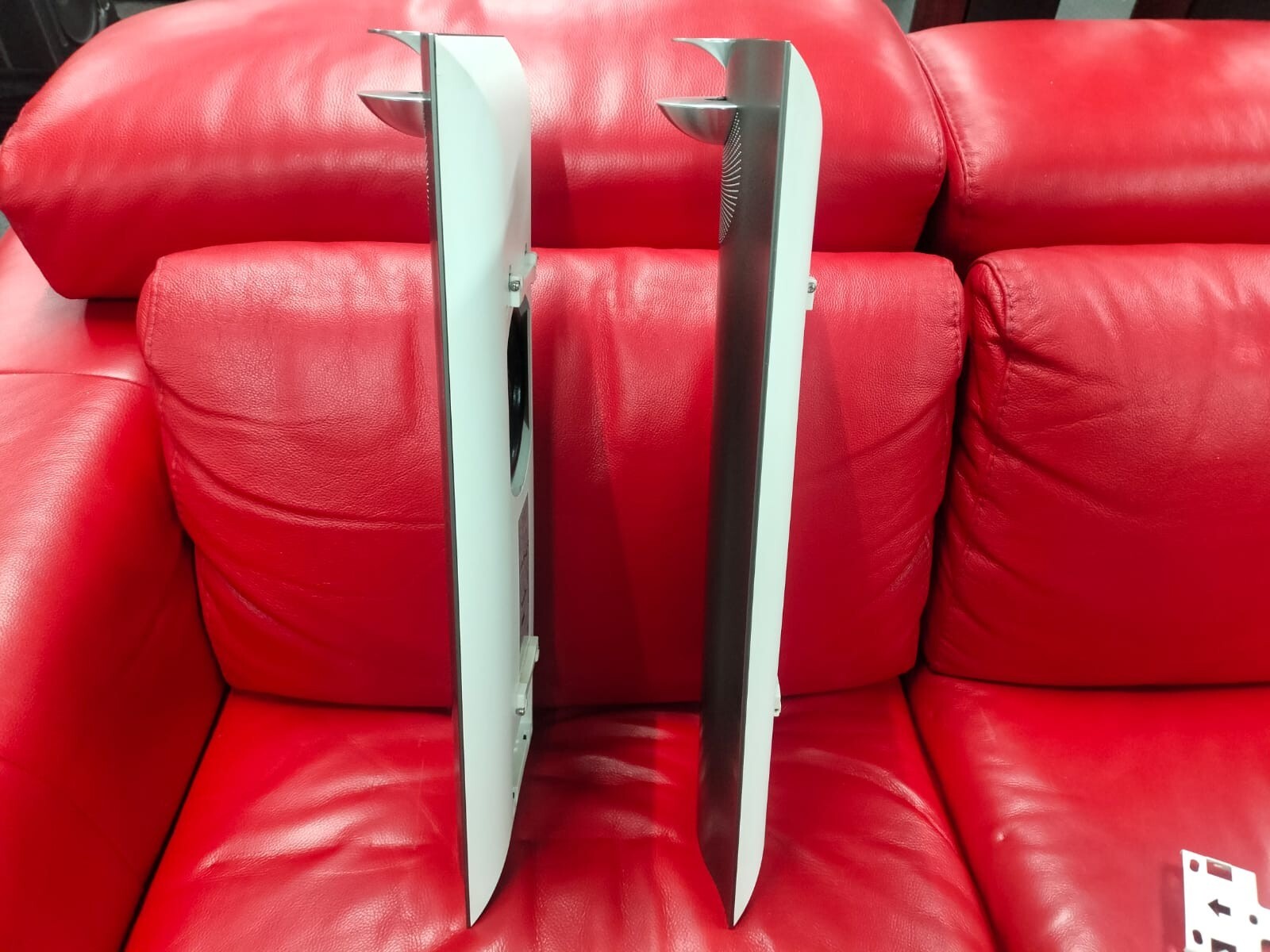 BANG & OLUFSEN B&O BEOLAB 12.2 TITANIUM SPEAKERS WITH WALL BRACKETS