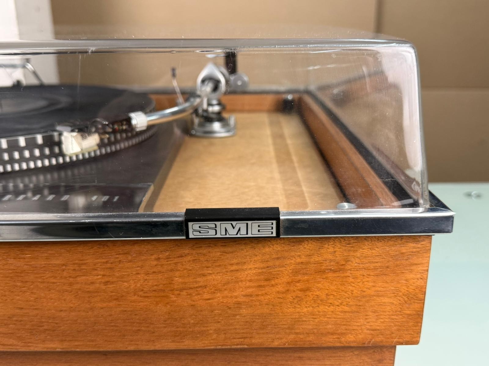GARRARD 401 TURNTABLE WITH SME 3009 TONEARM AND STANTON 881S CARTRIDGE