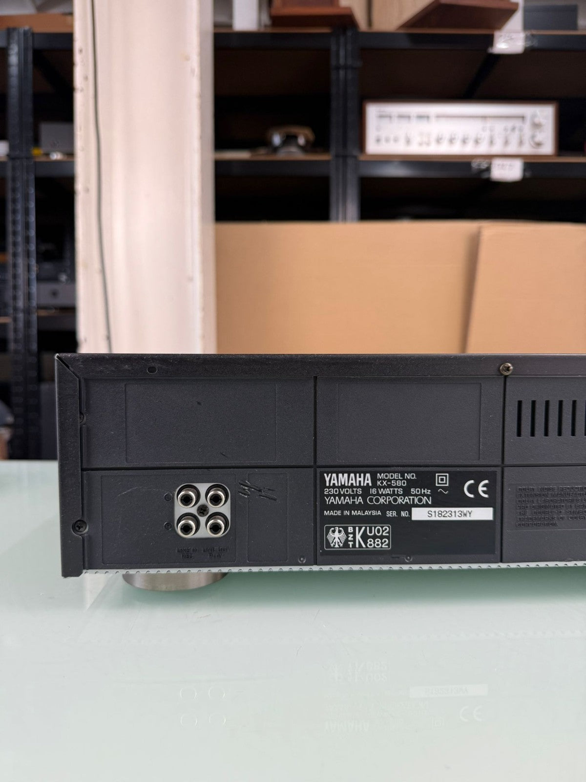 YAMAHA KX 580 SPECIAL EDITION NATURAL SOUND STEREO CASSETTE DECK