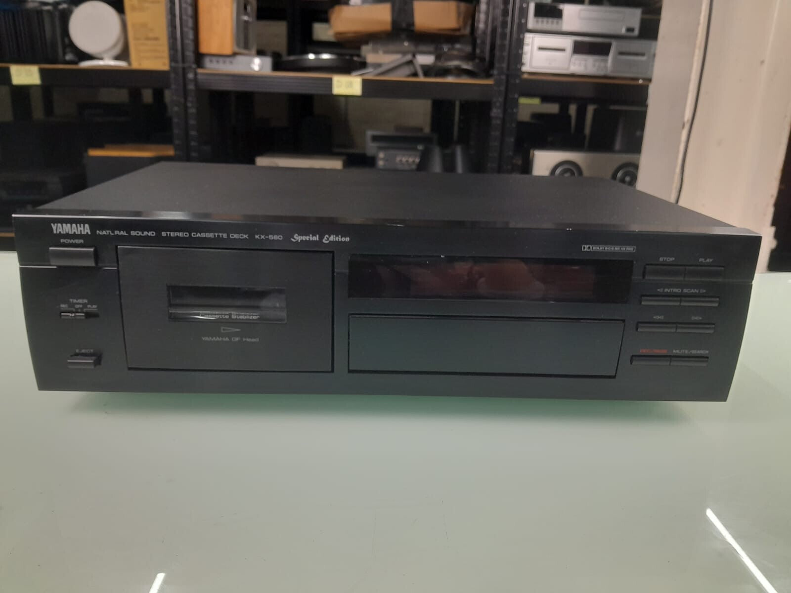 YAMAHA KX 580 NATURAL SOUND STEREO CASSETTE DECK