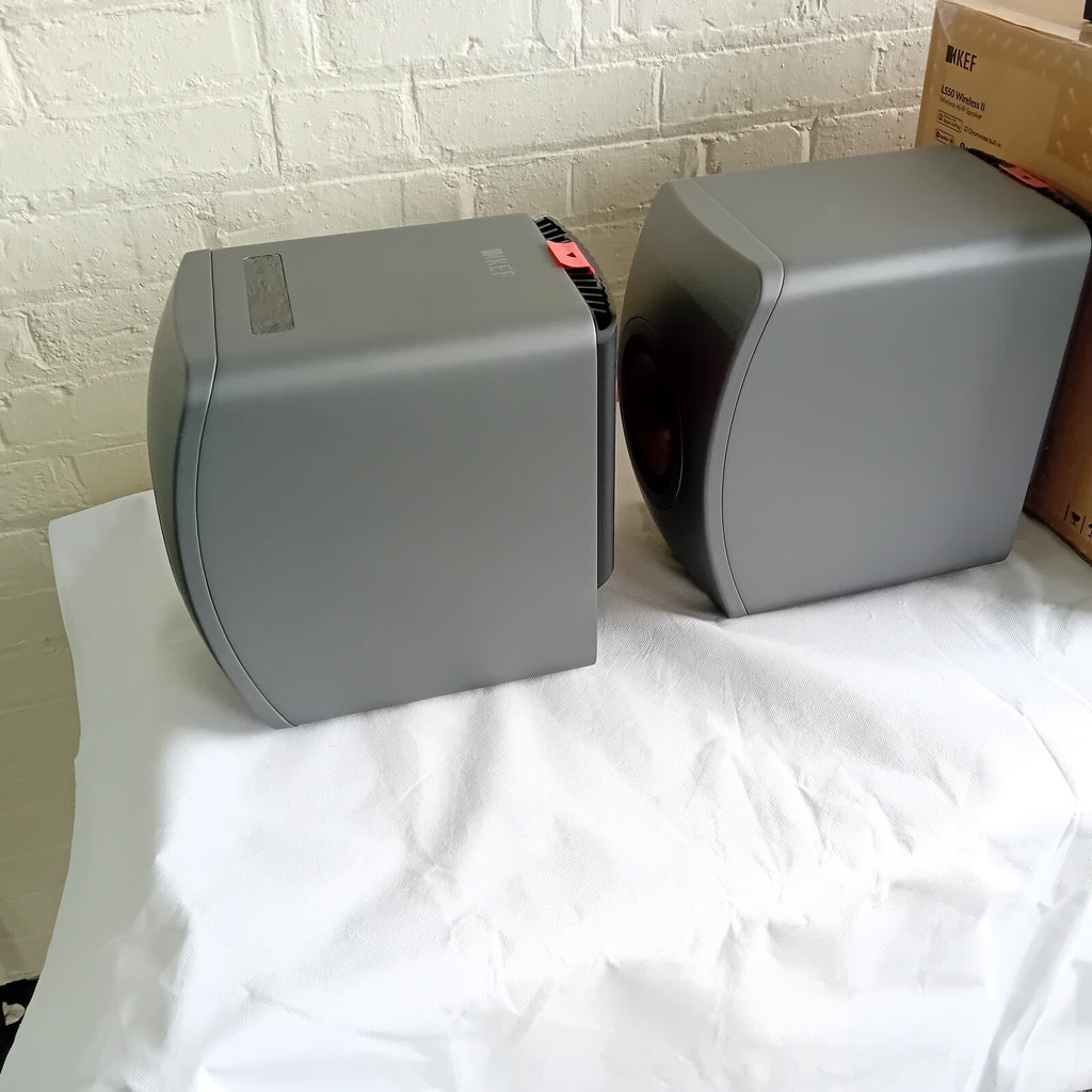 KEF LS50 WIRELESS II TITANIUM GREY SPEAKERS
