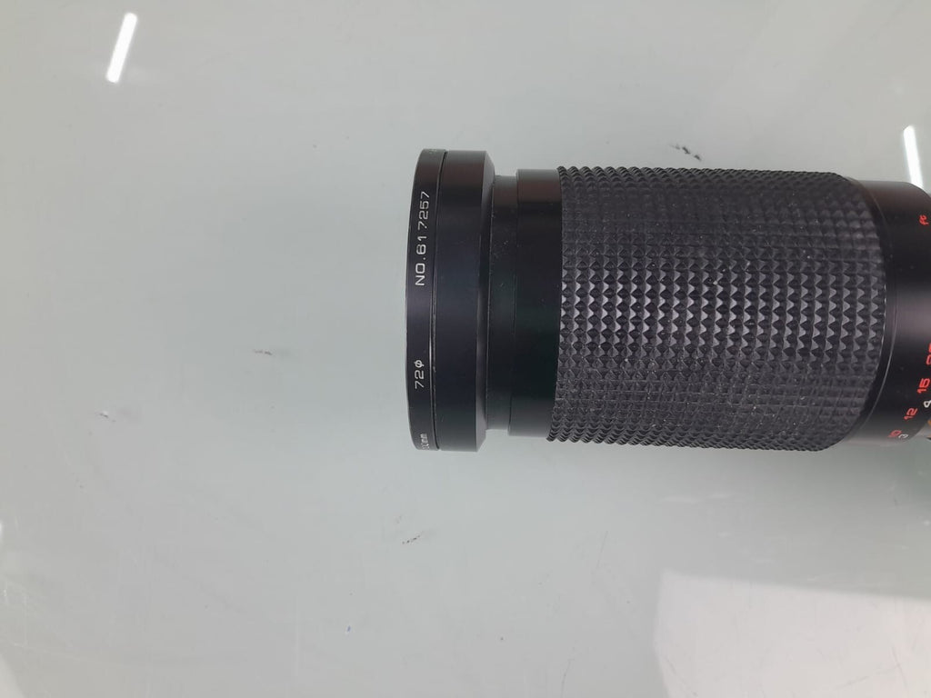 CANON A 1 SLR CAMERA WITH SIRIUS F=28-200MM 1:4.0-5.6 LENS