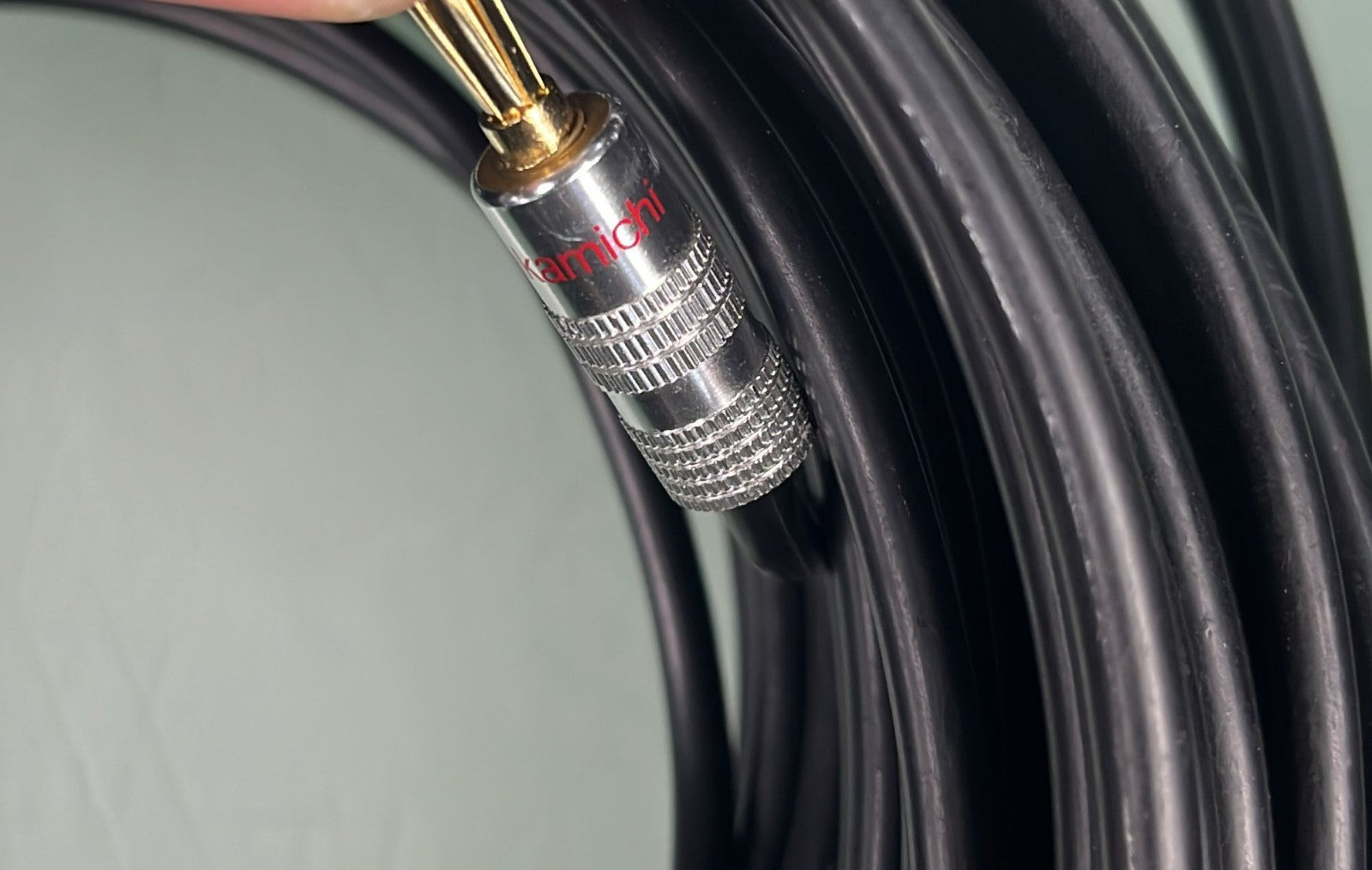EXPOSURE ELECTRONICS SPEAKER CABLES WITH NAKAMICHI CONNECTORS
