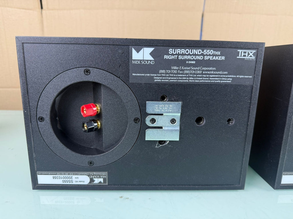 Miller Kreisel M&K SOUND SURROUND 550THX SURROUND SPEAKERS