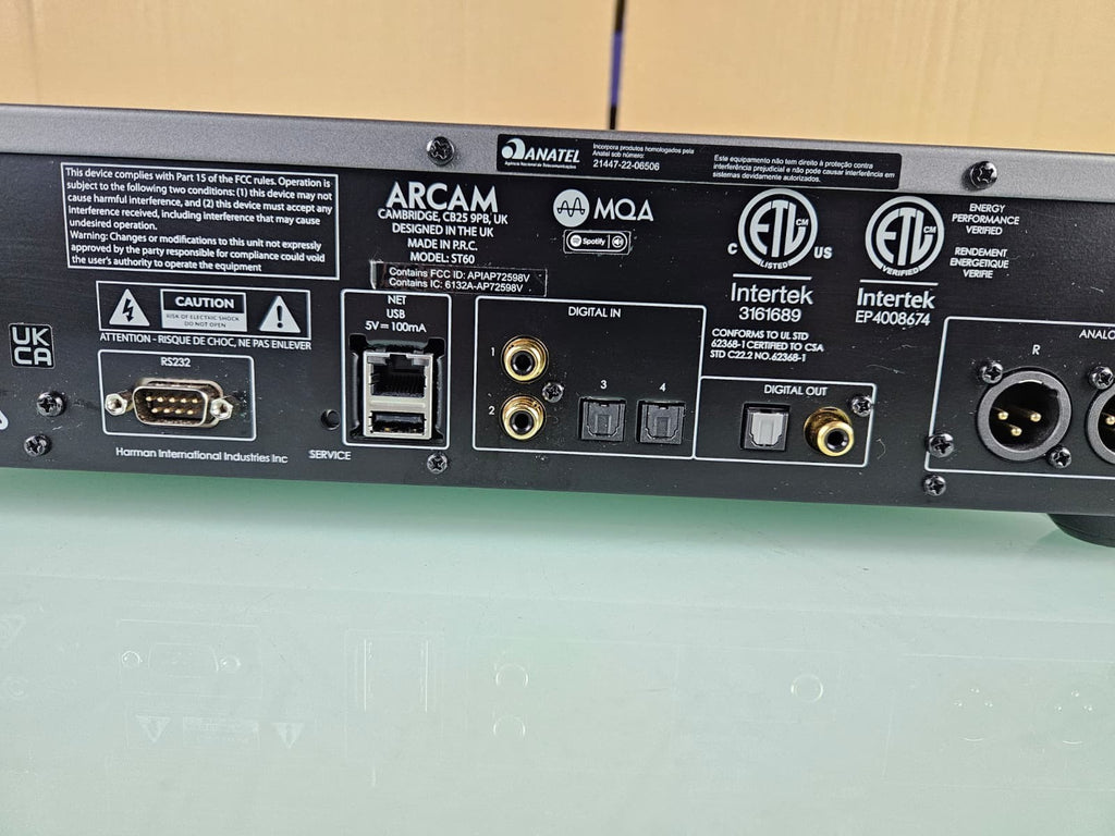 ARCAM ST60 NETWORK STREAMER WITH REMOTE AND 2 AERIALS