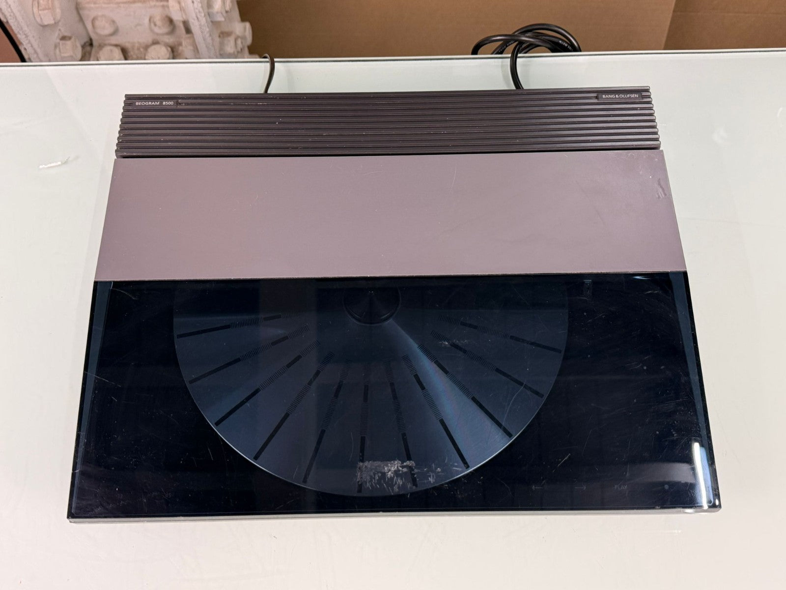 BANG & OLUFSEN B&O BEOGRAM 8500 TURNTABLE WITH MMC4 CARTRIDGE