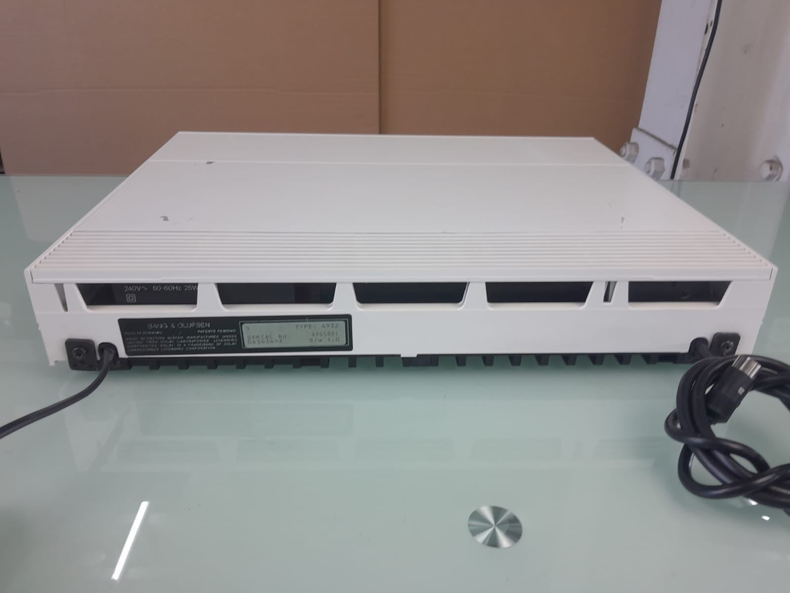 BANG & OLUFSEN B&O BEOCORD 5500 CASSETTE TAPE DECK PLAYER WHITE
