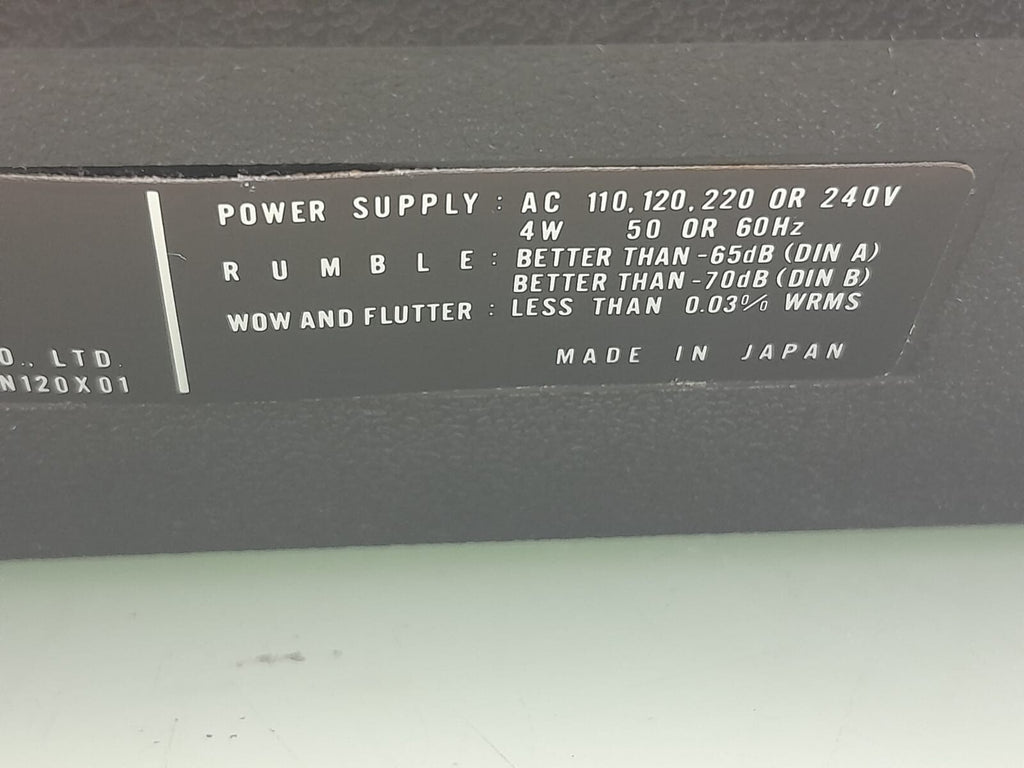 TECHNICS SL 1200 DIRECT DRIVE TURNTABLE ORTOFON M 15 E SUPER