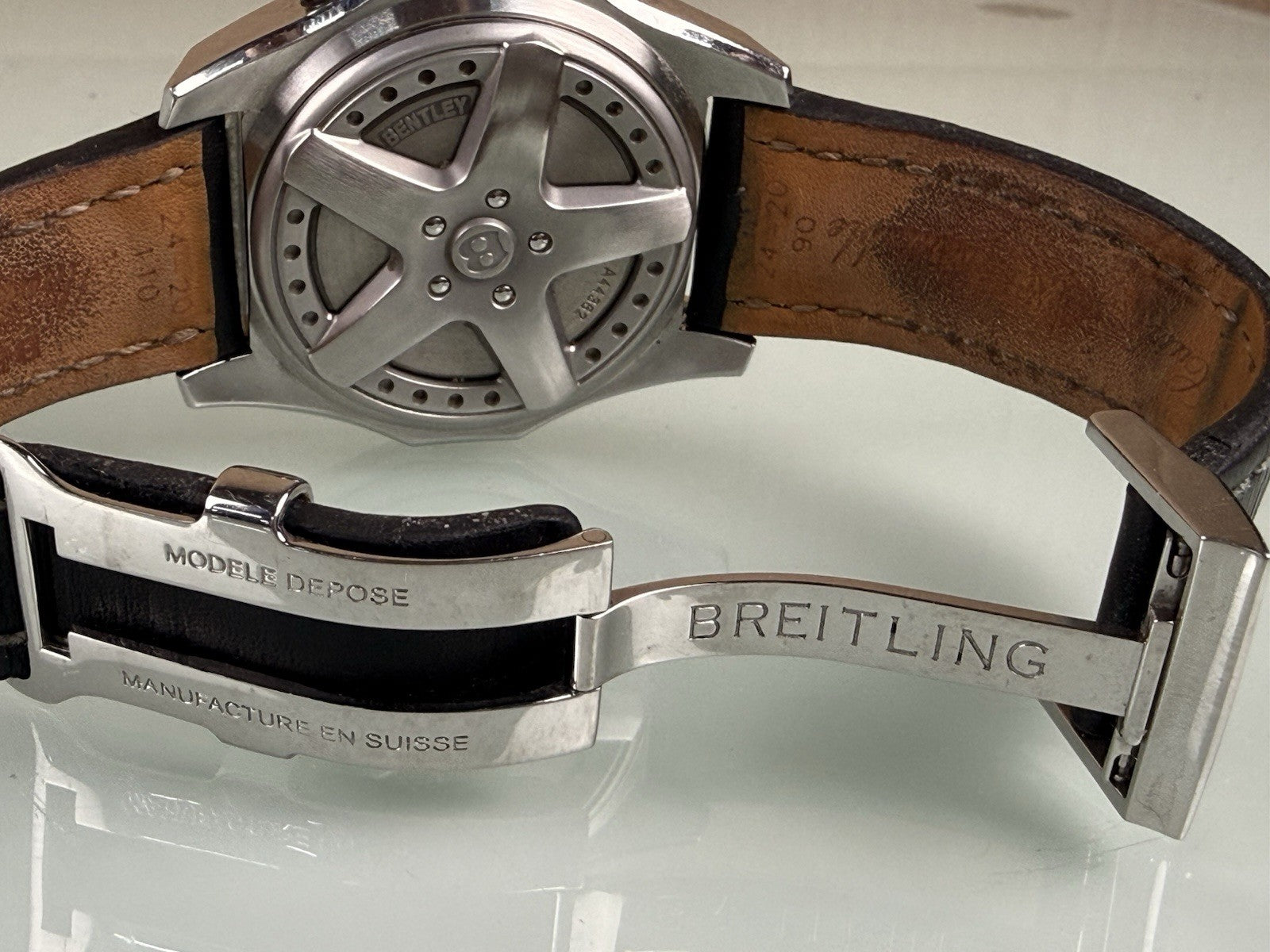 Breitling for Bentley 6.75 Watch - A44362 chronograph automatic mens leather