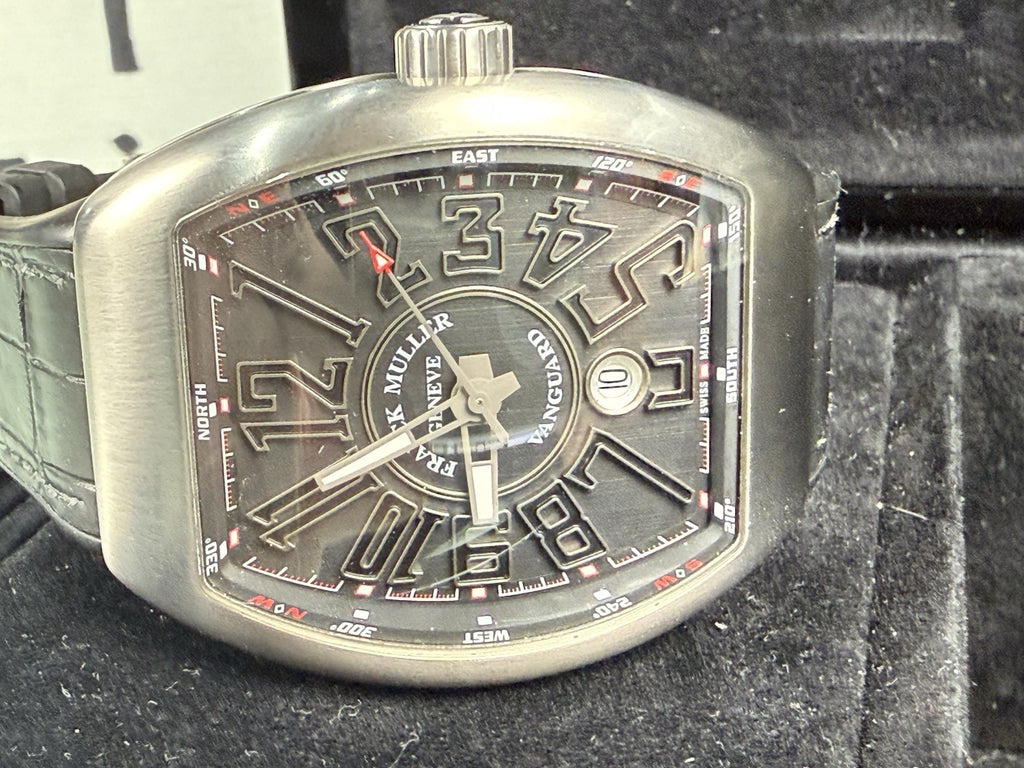 FRANCK MULLER VANGUARD GENEVE MASTER OF COMPLICATIONS V 45 Sc Dt TT BR NR WATCH