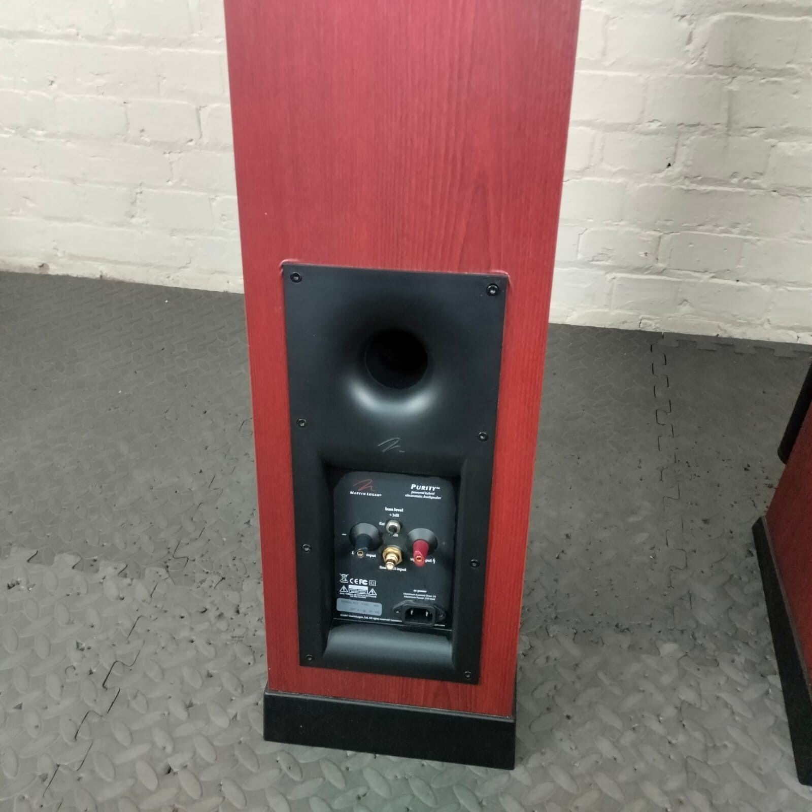 MARTIN LOGAN PURITY HYBRID ELECTROSTATIC FLOOR STANDING SPEAKERS