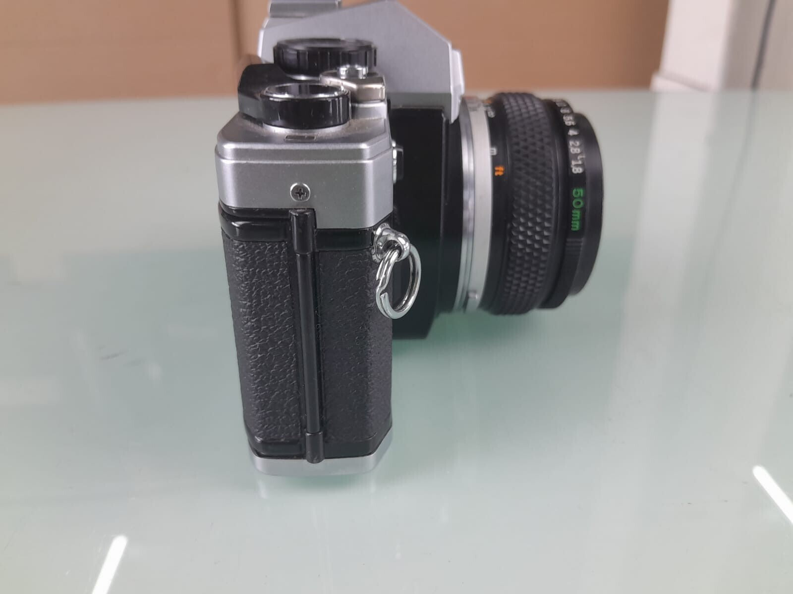 OLYMPUS OM 10 SLR CAMERA WITH ZUIKO MC AUTO-S 1:1.8 F=50MM LENS