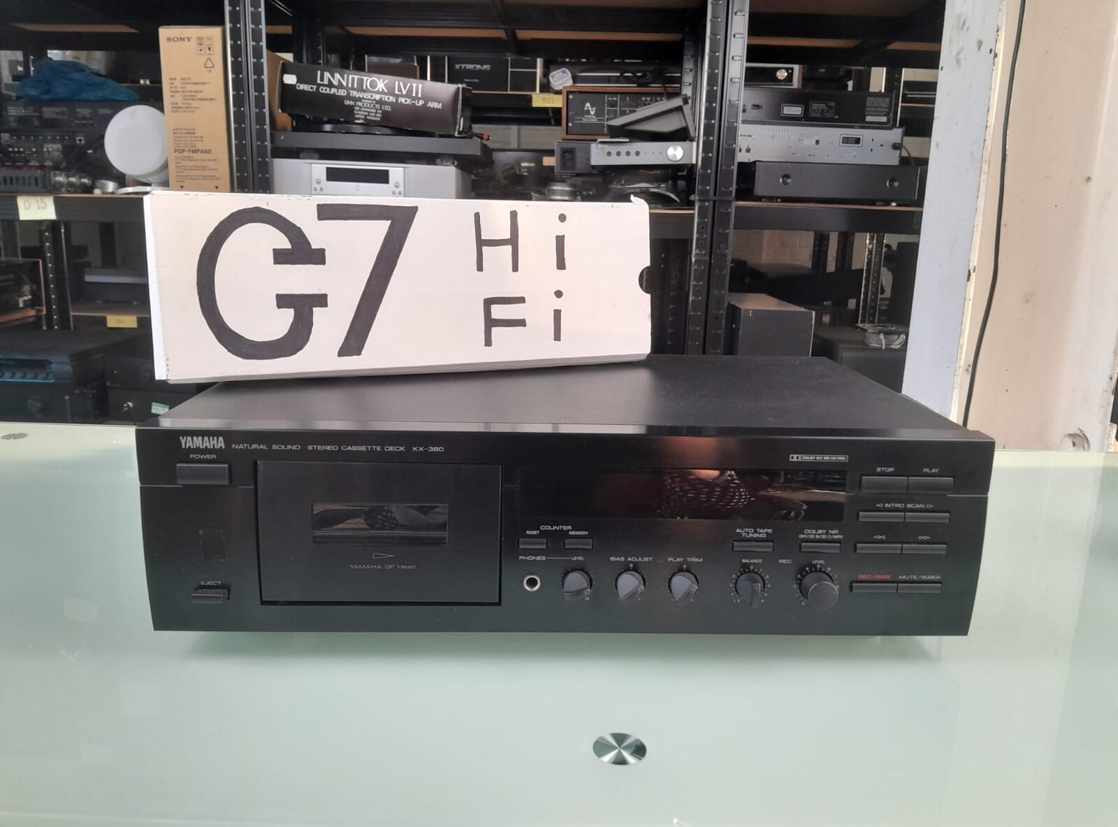 YAMAHA KX 380 NATURAL SOUND STEREO CASSETTE DECK SERVICED