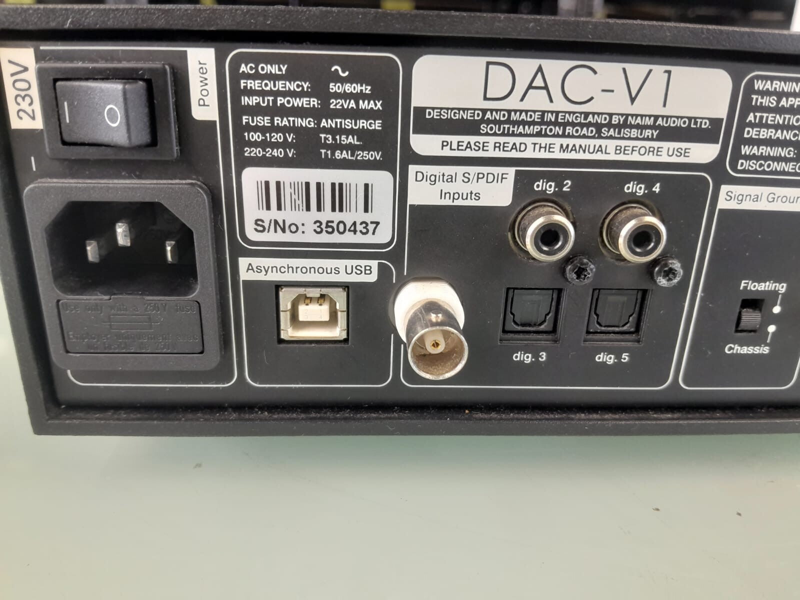 NAIM DAC V1 WITH REMOTE