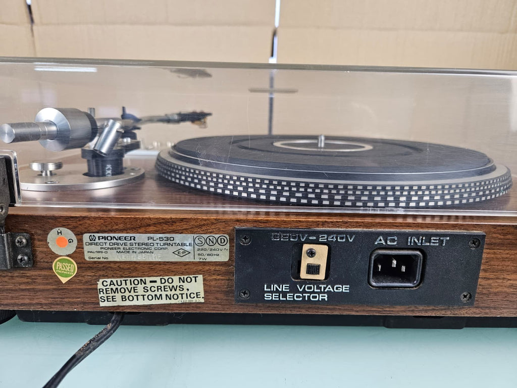 PIONEER PL 530 DIRECT DRIVE FULL AUTOMATIC STEREO TURNTABLE