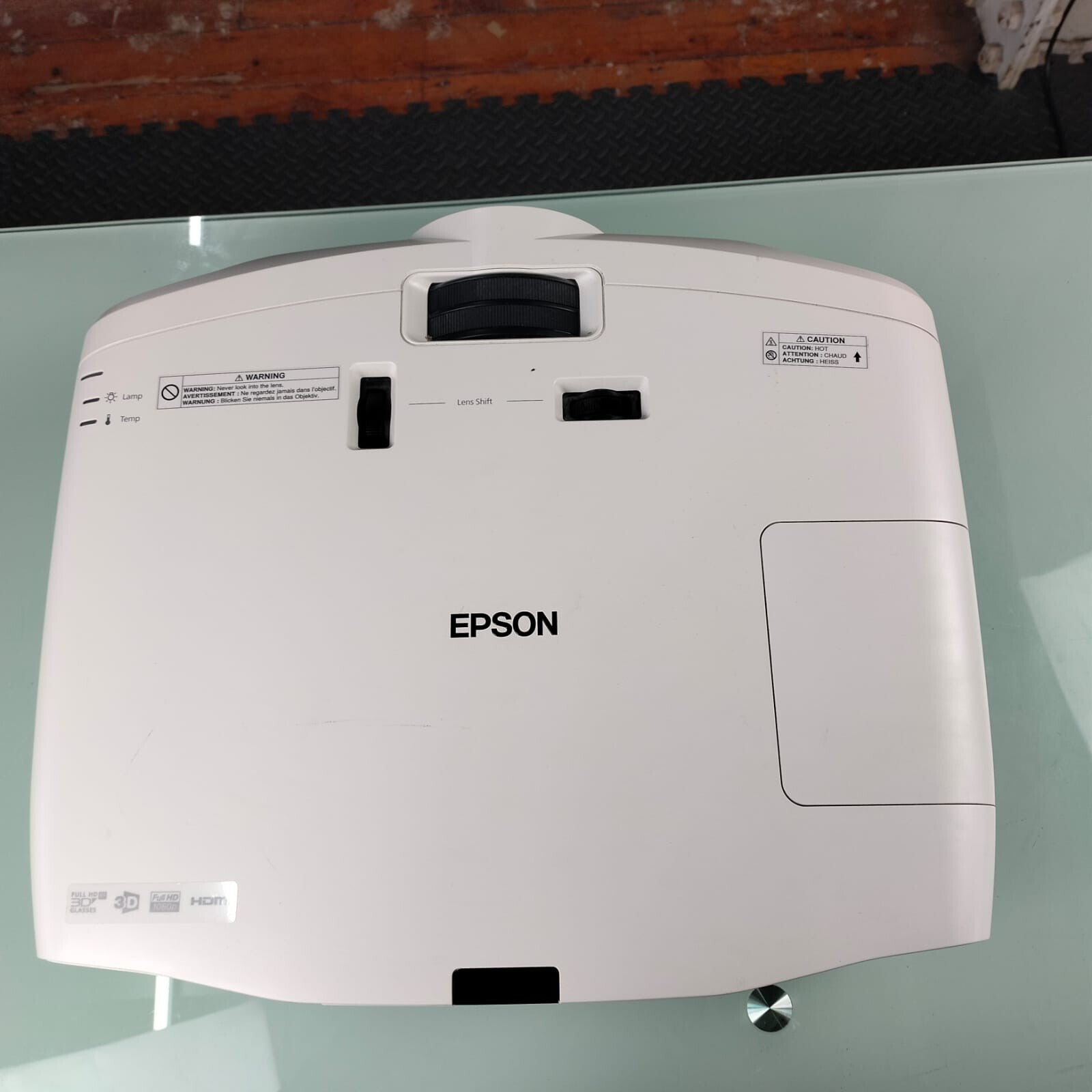 EPSON EH-TW7200 H589B LCD PROJECTOR WITH REMOTE