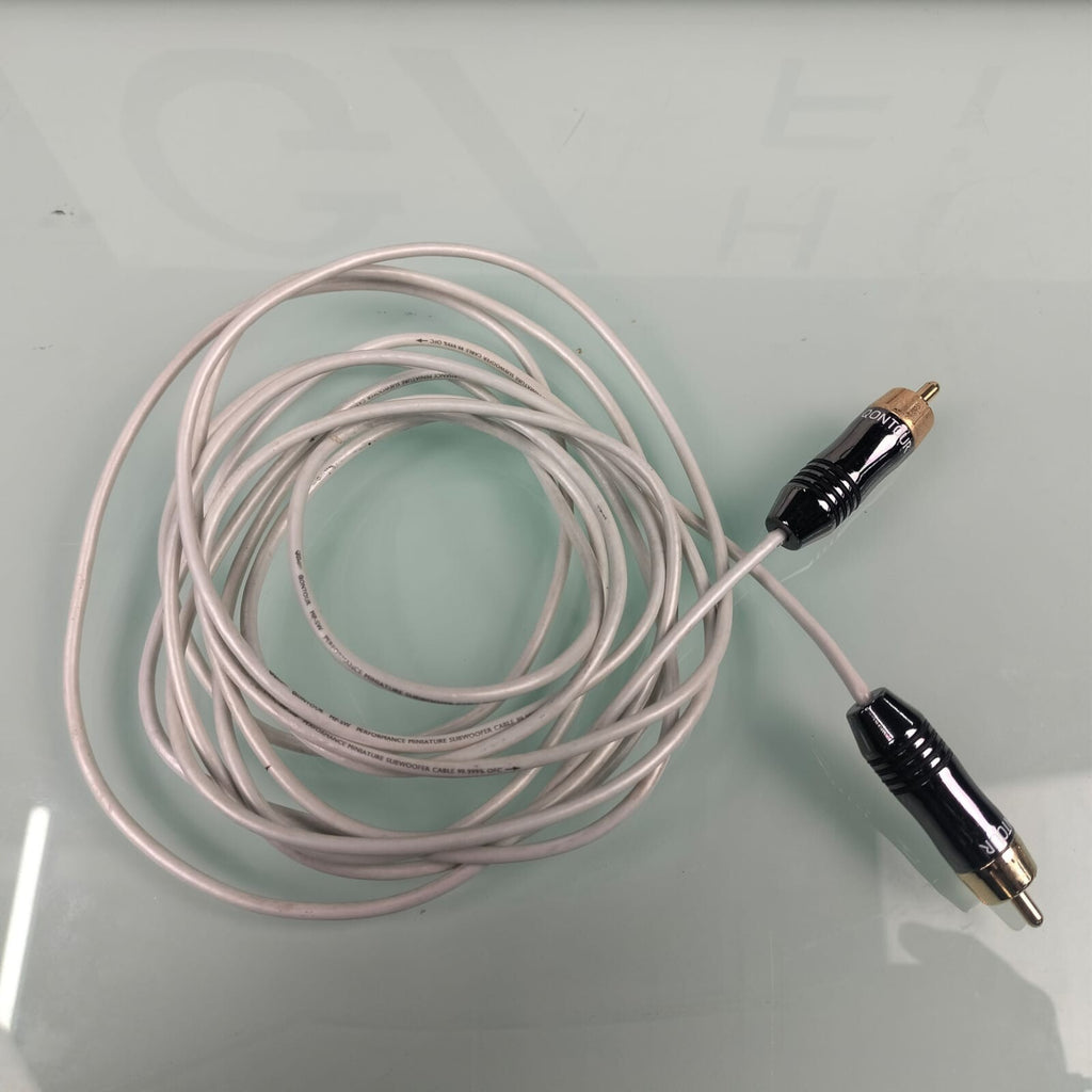 QED Qontour MP-SW Single Subwoofer Cable phone rca interconnect