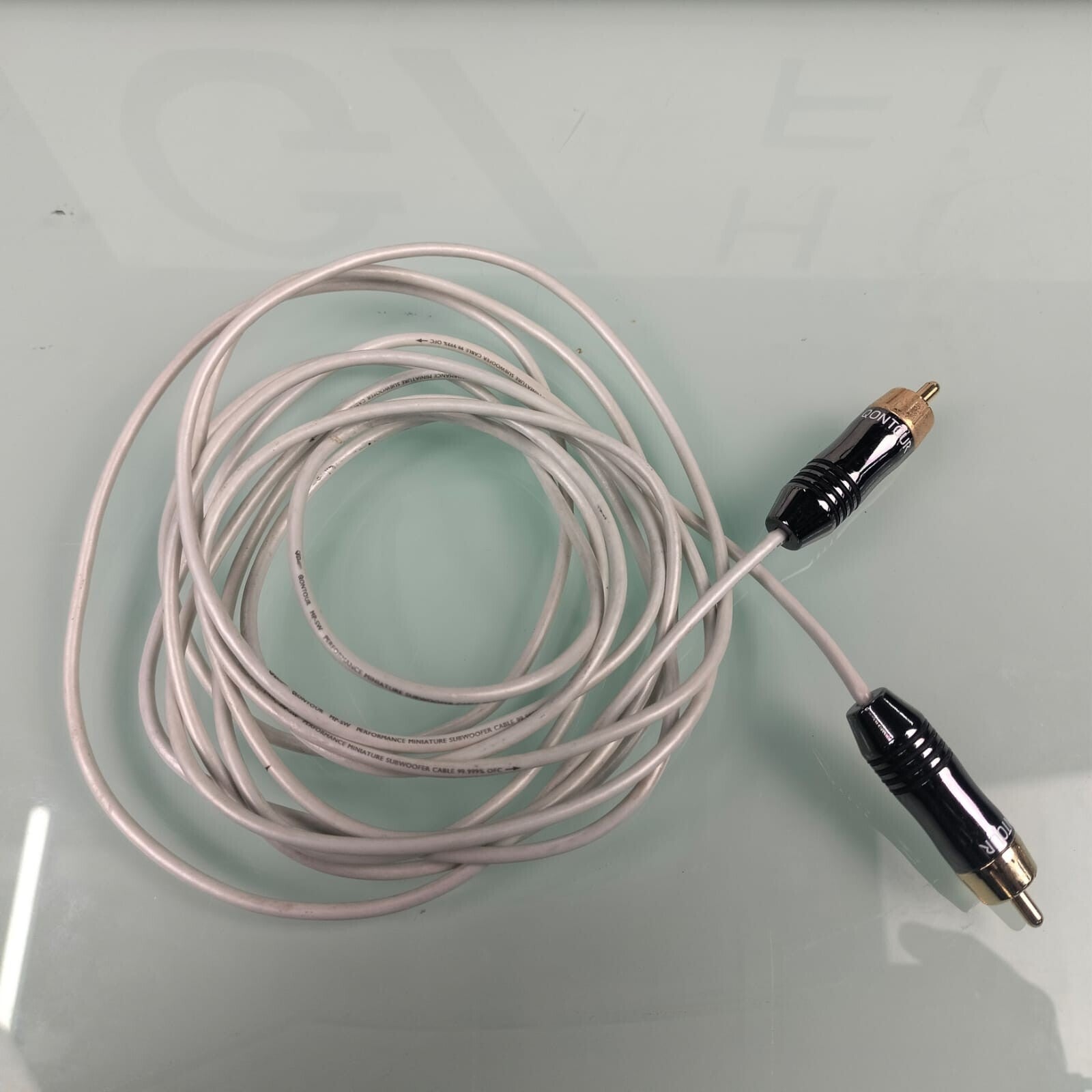 QED Qontour MP-SW Single Subwoofer Cable phone rca interconnect