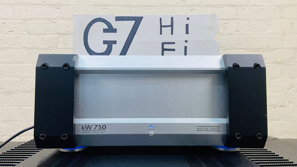 MUSICAL FIDELITY KW 750 POWER AMPLIFIER WITH KW 750 PSU POWER SUPPLY