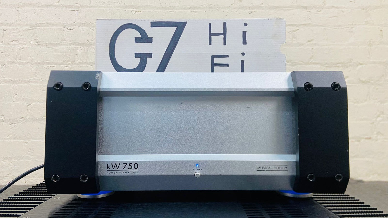 MUSICAL FIDELITY KW 750 POWER AMPLIFIER WITH KW 750 PSU POWER SUPPLY