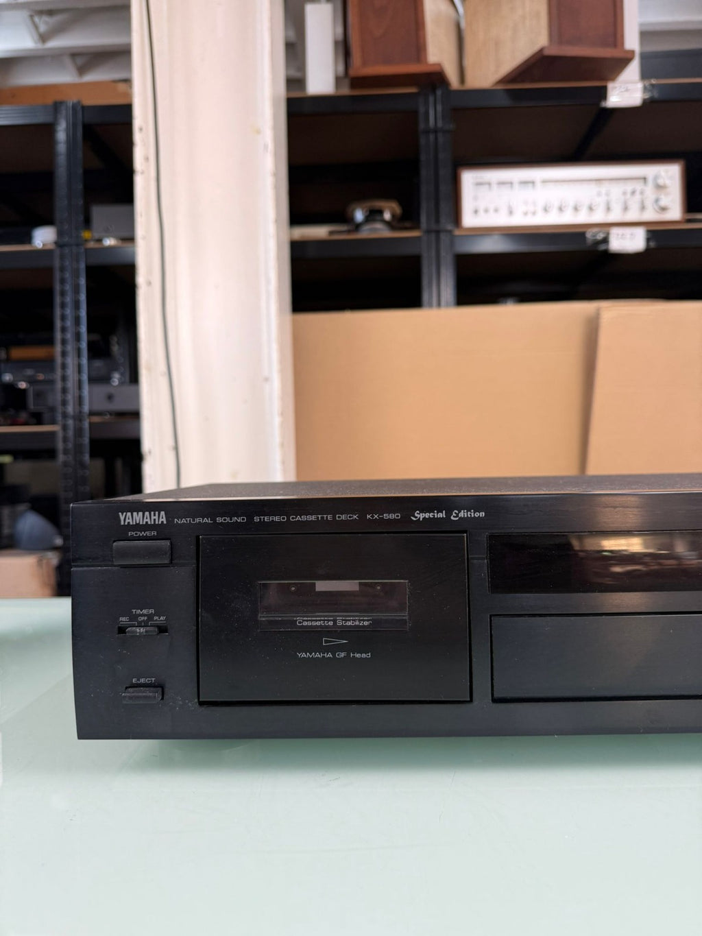 YAMAHA KX 580 SPECIAL EDITION NATURAL SOUND STEREO CASSETTE DECK