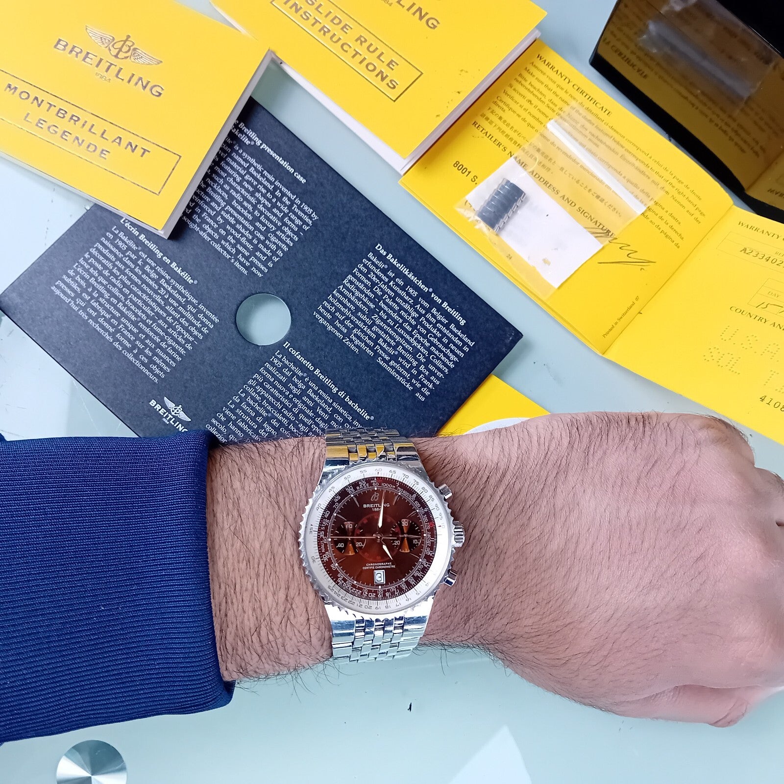 BREITLING MONTBRILLANT LEGENDE A23340 AUTOMATIC WATCH