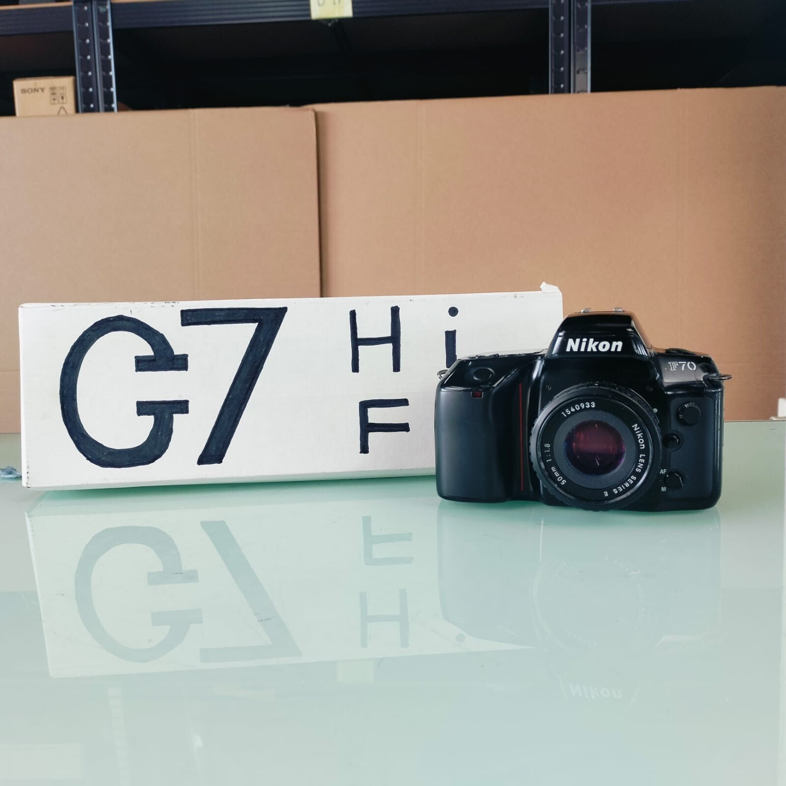 NIKON F70 SLR CAMERA WITH 50MM 1:1.8 LENS