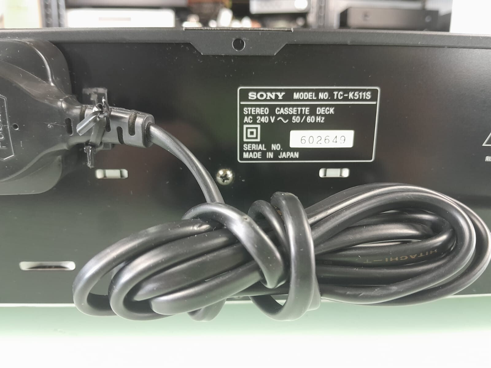 SERVICED SONY TC K511S STEREO CASSETTE DECK