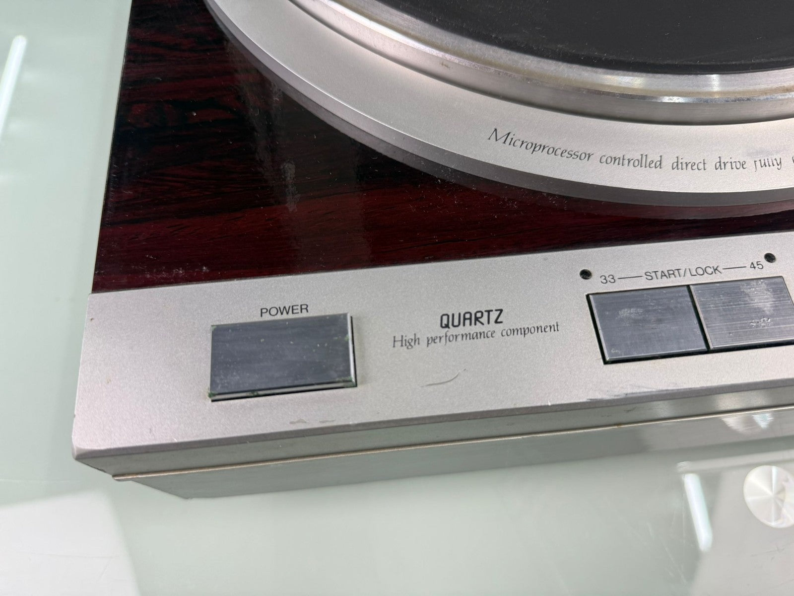 DENON DP 47F TURNTABLE DYNAMIC SERVO TRACER TONEARM