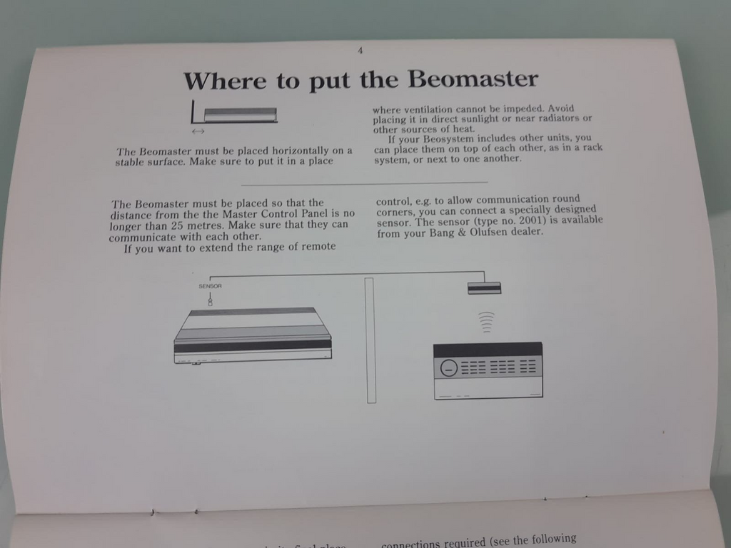 BANG & OLUFSEN B&O BEOMASTER 5500 OWNER'S MANUAL