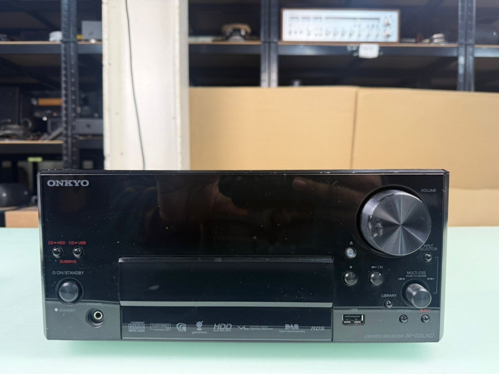 ONKYO BR 925 UKD CD/HDD RECEIVER WITH REMOTE