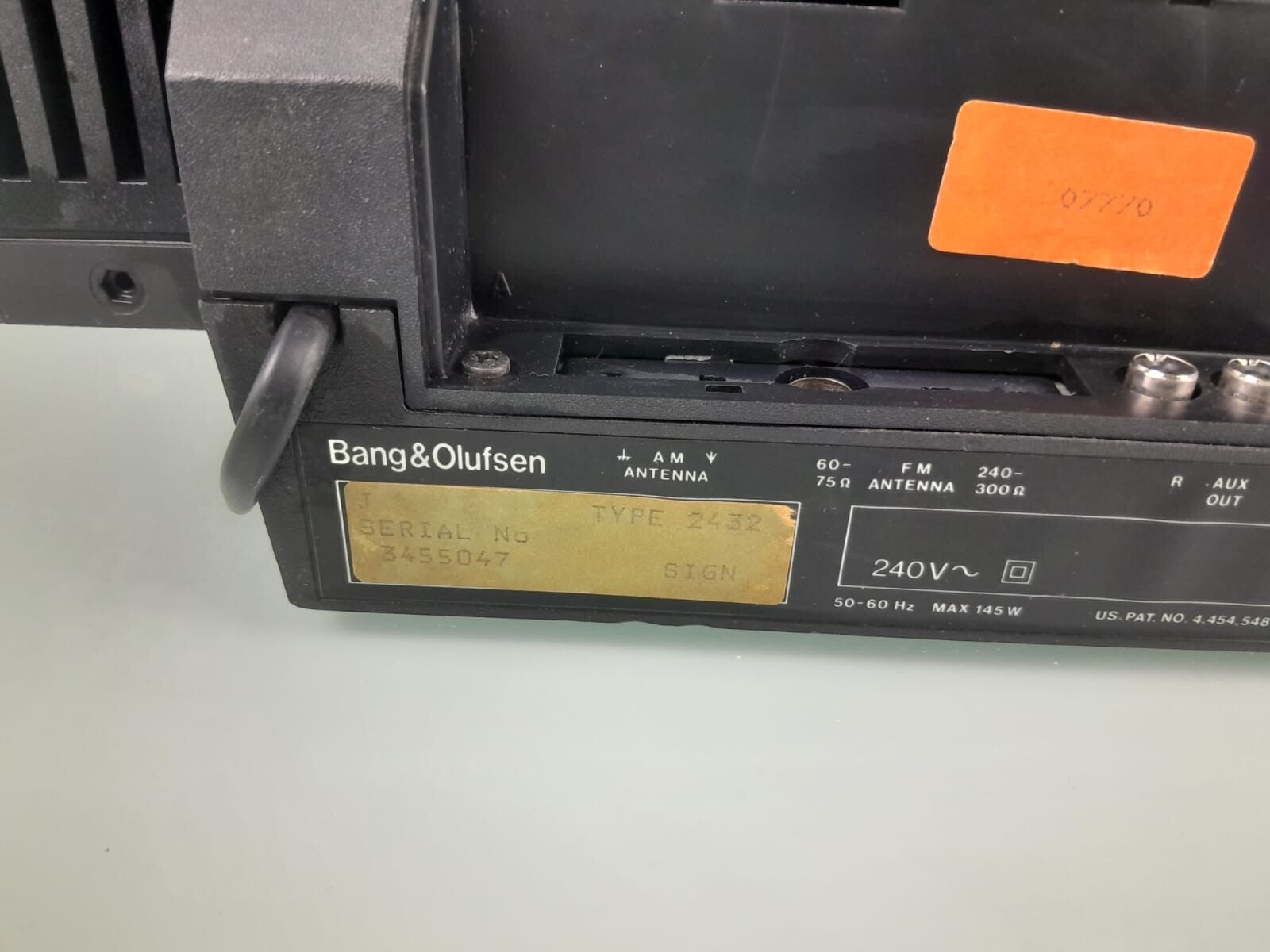 BANG & OLUFSEN B&O BEOCENTER 4000 CASSETTE TAPE RADIO AMPLIFIER