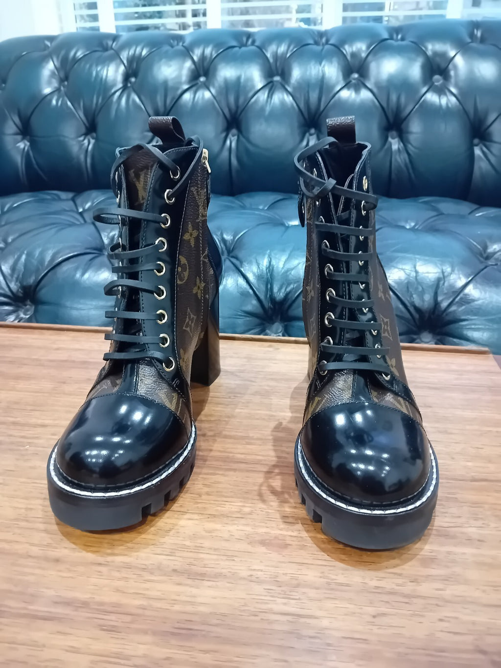 Louis Vuitton Star Trail Ankle Boots LV HIGH HEELS