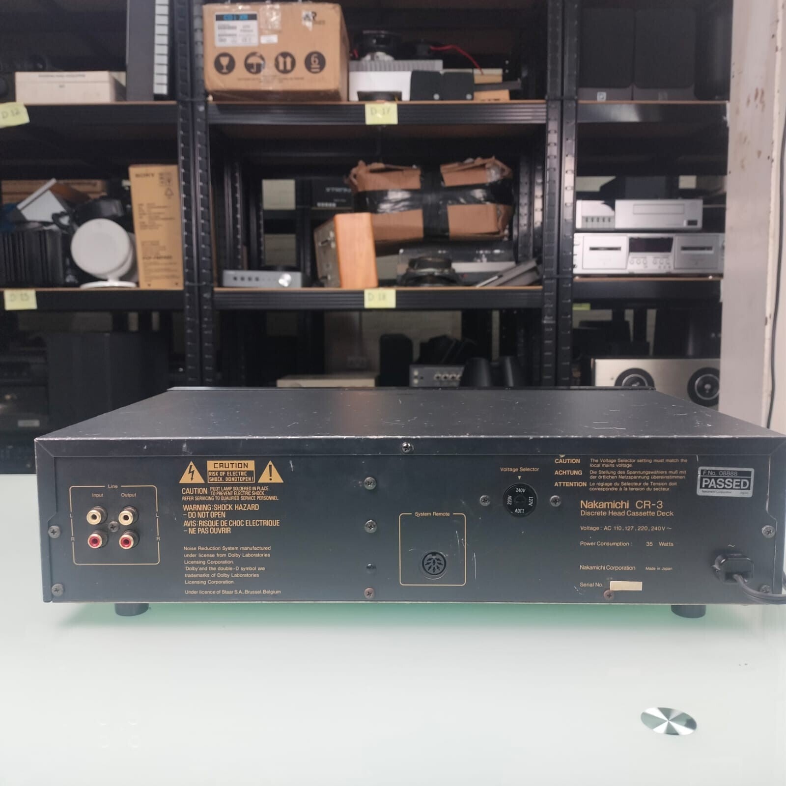 NAKAMICHI CR-3 DISCRETE HEAD CASSETTE DECK