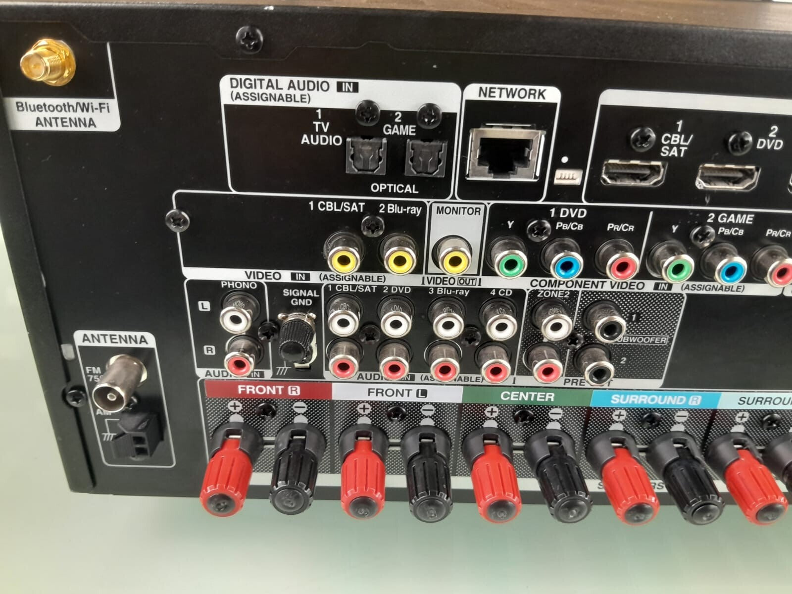 DENON AVR X2600H INTEGRATED NETWORK AV RECEIVER WITH REMOTE