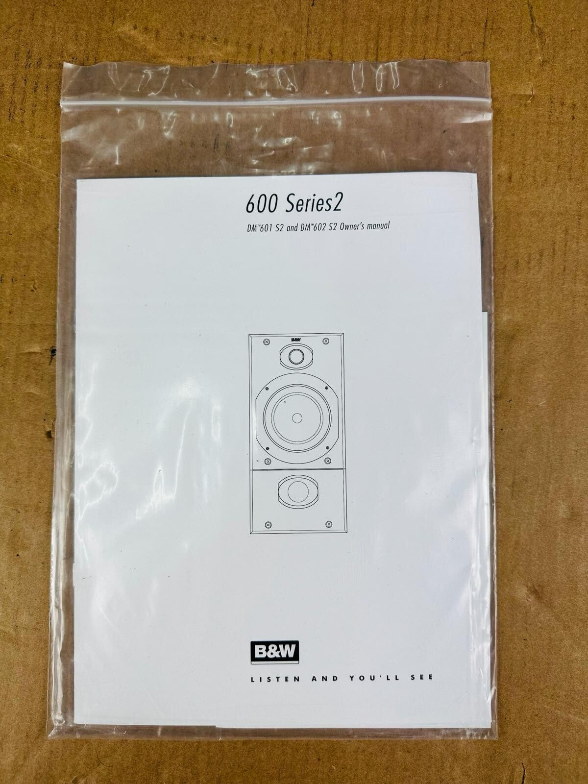 Bowers & Wilkins B&W 600 Series2 DM601 S2 and DM602 S2 Owner's Manual