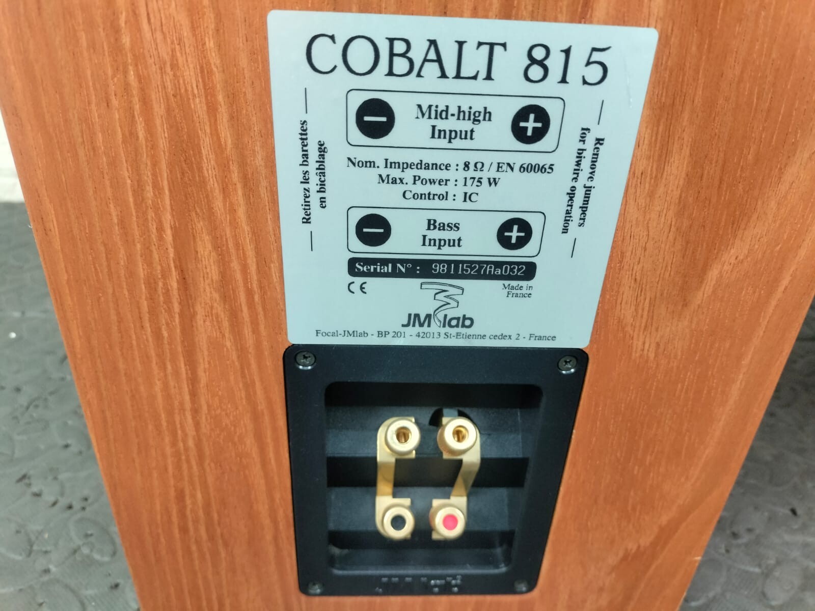 JM LAB FOCAL COBALT 815 FLOOR STANDING SPEAKERS