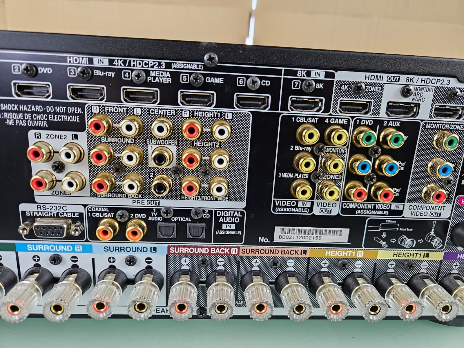 DENON AVC X6700H INTEGRATED NETWORK AV 11.2ch 8K Flagship