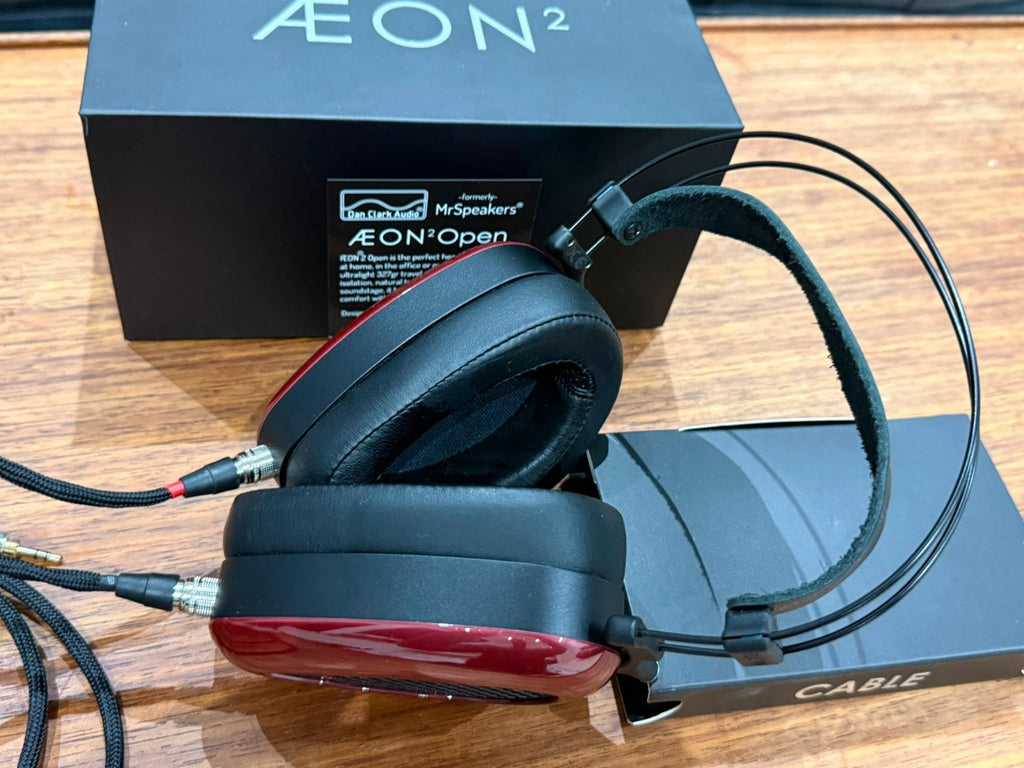 DAN CLARK AUDIO MRSPEAKERS AE ON 2 OPEN HEADPHONES