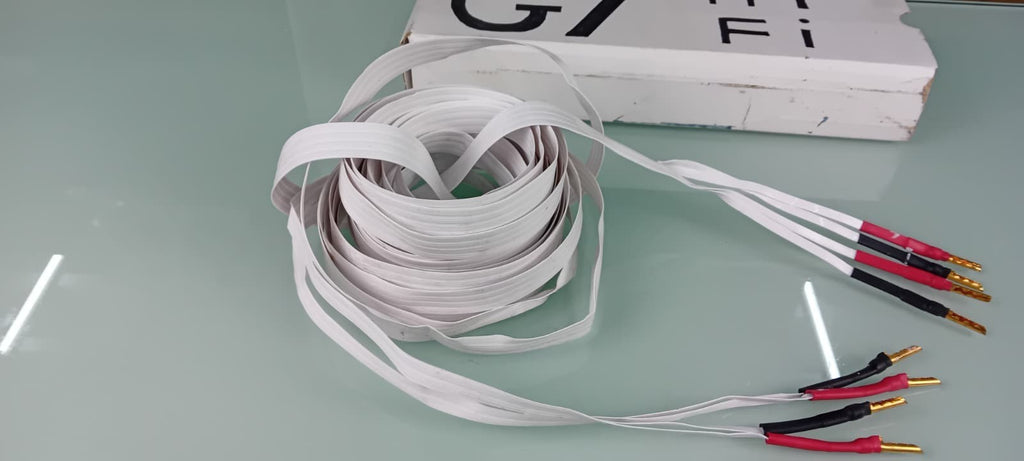 NORDOST FLATLINE 4 FLAT SPEAKER CABLE BI WIRE VERSION #002