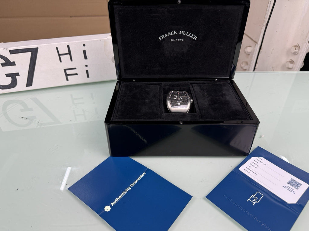 FRANCK MULLER VANGUARD GENEVE MASTER OF COMPLICATIONS V 45 Sc Dt TT BR NR WATCH