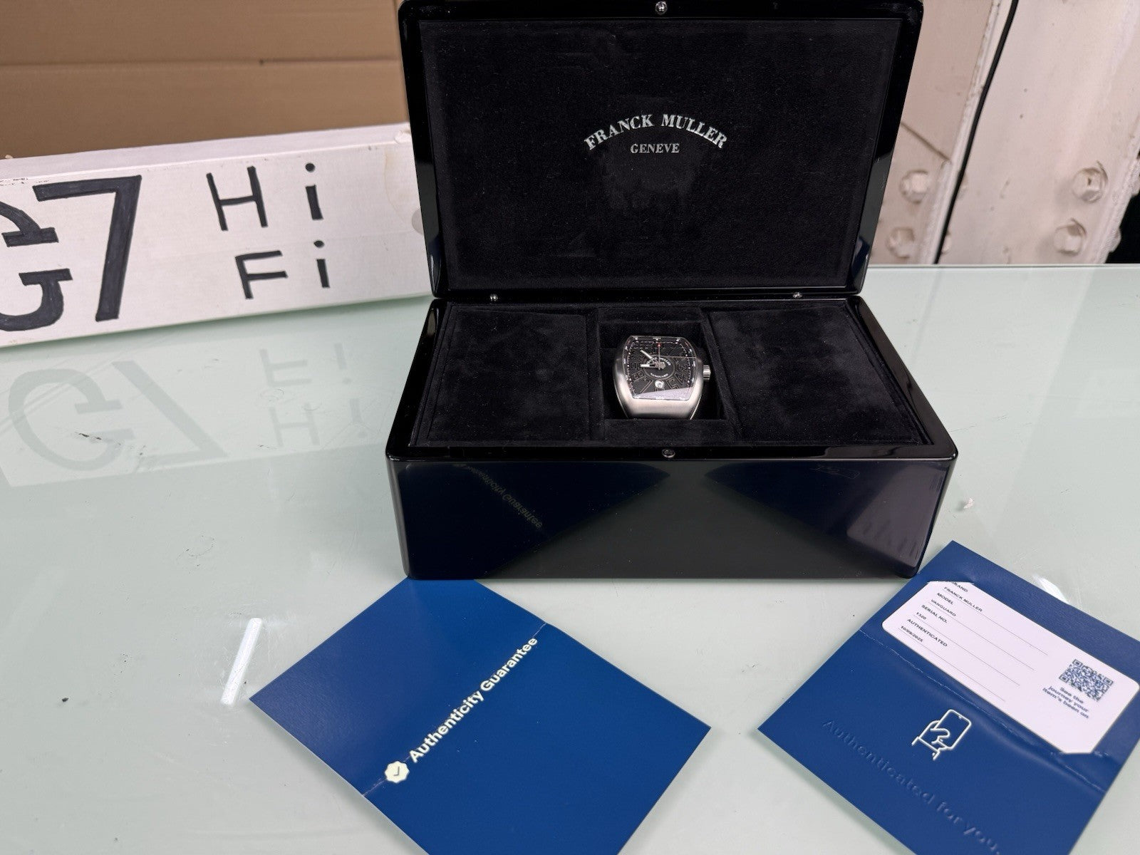 FRANCK MULLER VANGUARD GENEVE MASTER OF COMPLICATIONS V 45 Sc Dt TT BR NR WATCH