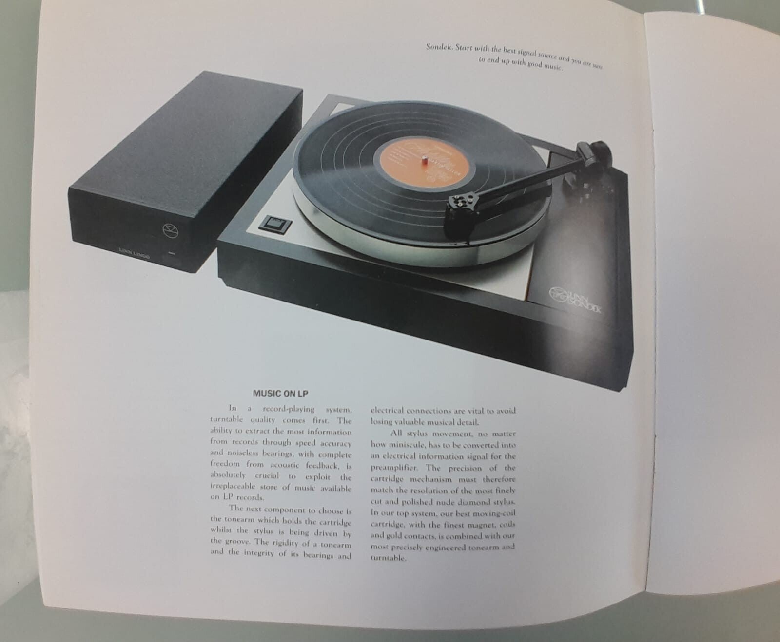 LINN HI FI BROCHURE