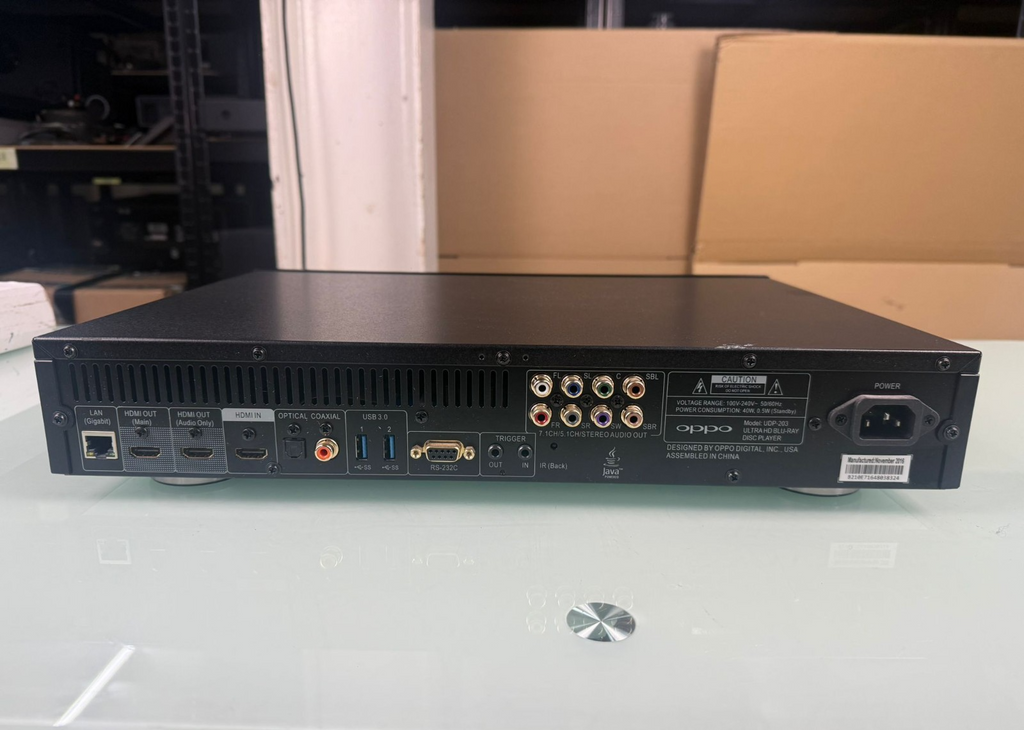 OPPO UDP 203 ULTRA HD BLU-RAY DISC PLAYER WITH REMOTE