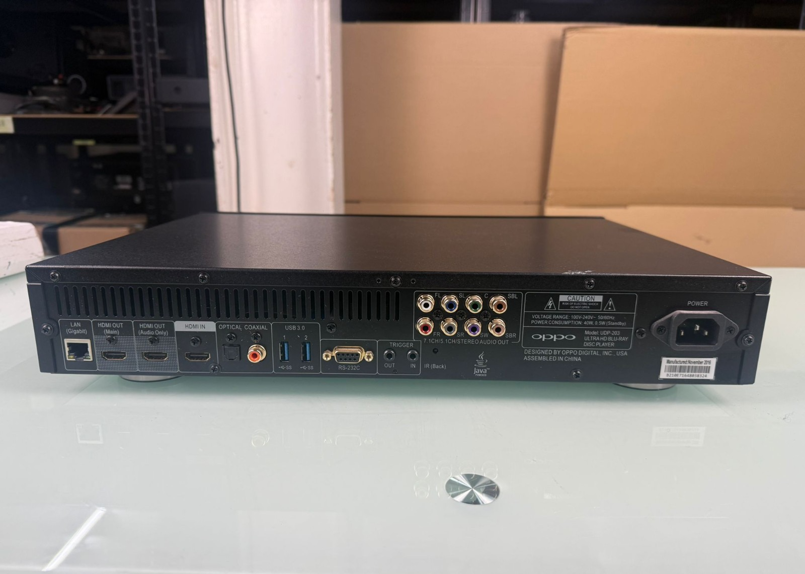 OPPO UDP 203 ULTRA HD BLU-RAY DISC PLAYER WITH REMOTE