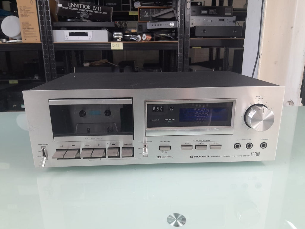 SERVICED PIONEER CT F600 STEREO CASSETTE TAPE DECK
